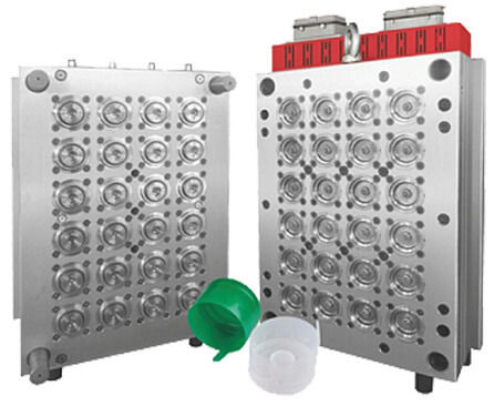 Πολλαπλής κοιλότητας τύπου Flip Top Cap Injection Mold για κλειδωτικά πλαστικών φιαλών